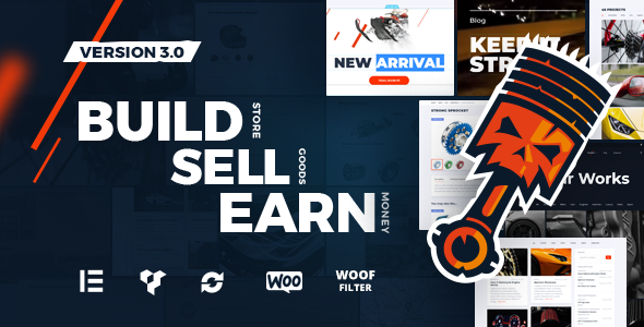 18+ Most Popular and Best Motorcycles Woocommerce WordPress Themes