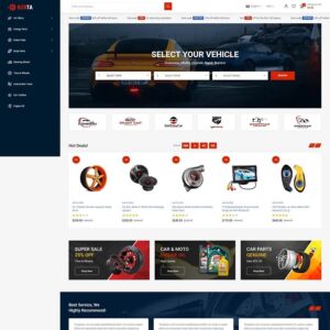 Responsive Car Parts Magento 2 Theme