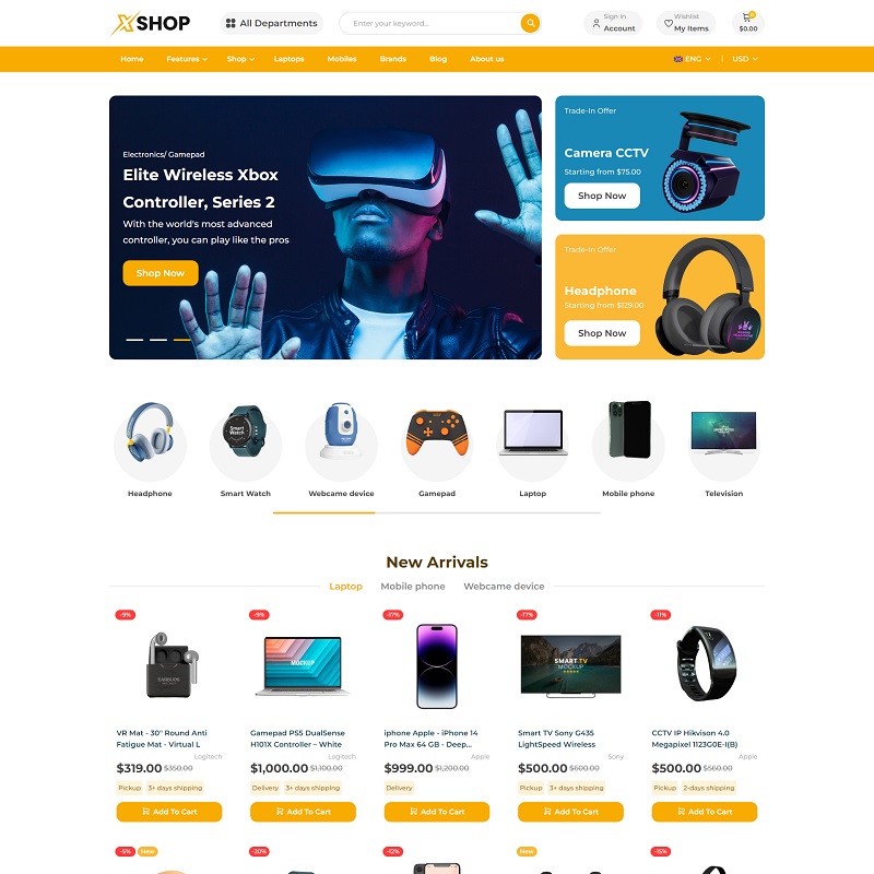 XShop - Multipurpose Responsive Electronic Magento 2 Theme - Image 4