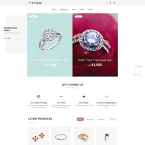 Responsive Classic Jewelry Magento 2 Theme & Template