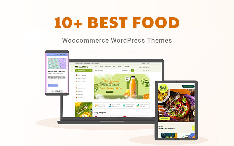 10+ Food Woocommerce WordPress Themes