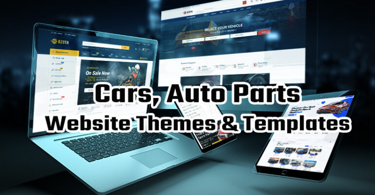 12+ Top Creative Cars, Auto Parts Website Themes & Templates