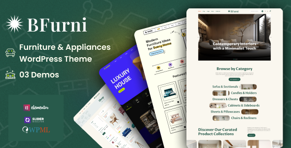BFurni – Free Interior and Decor WooCommerce WordPress Theme
